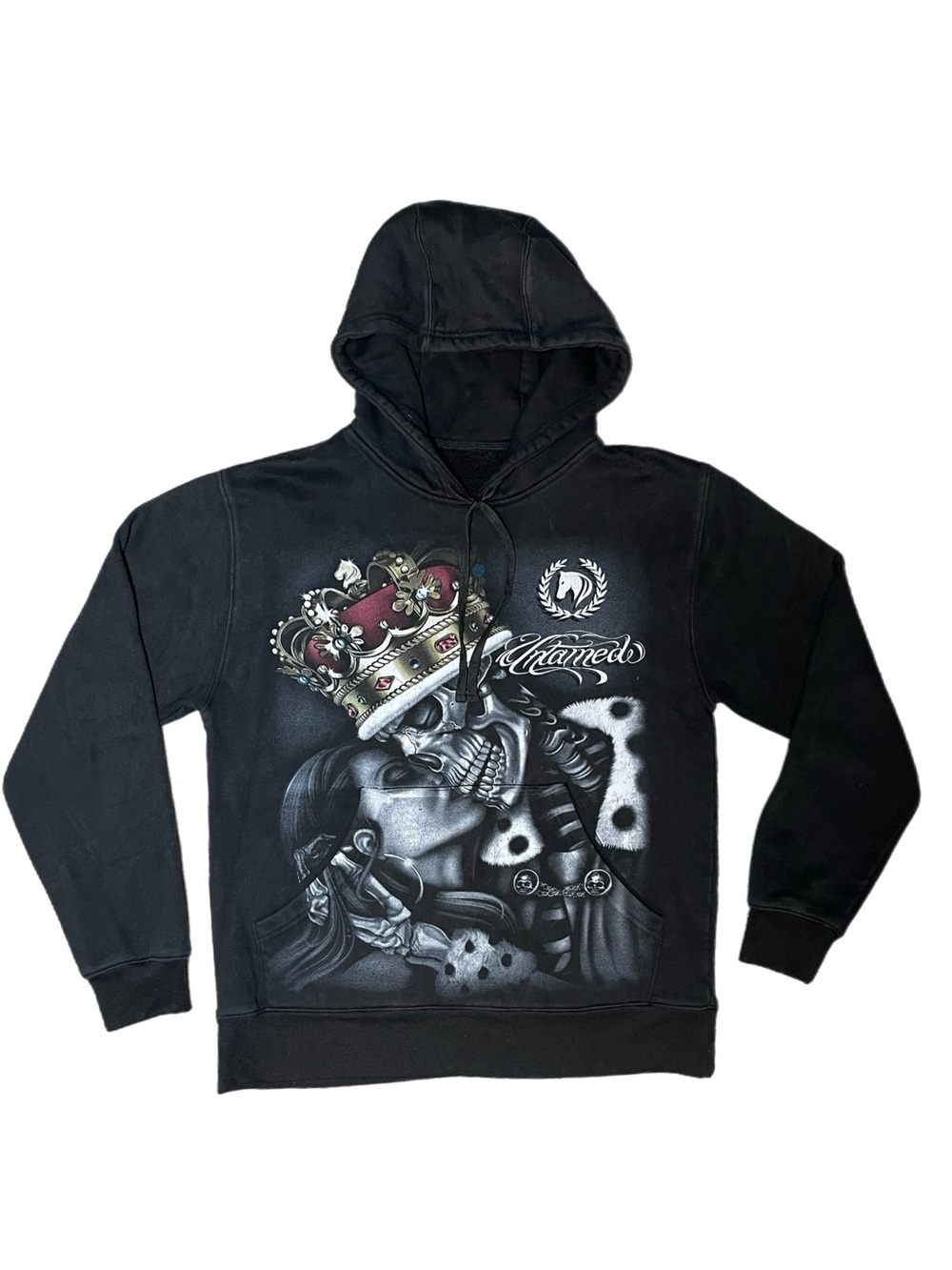 Y2K Untamed Lovers Dia De Los Muertos Graffiti Hoodie
